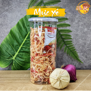 Mực xé hấp nước dừa