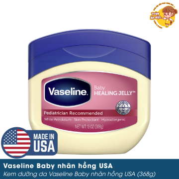 Sáp dưỡng ẩm Vaseline baby nhãn hồng-368gr